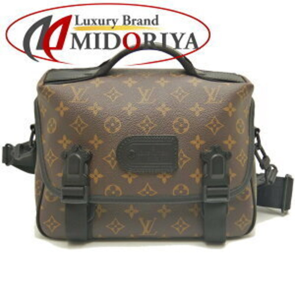 LOUIS VUITTON Monogram Macassar Brown LV Trail Messenger Shoulder Bag Brown